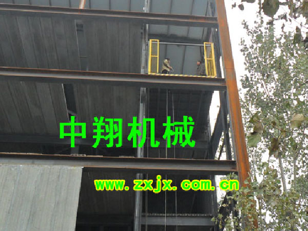升降高度18.8米液壓升降平臺(tái)安裝完畢！
